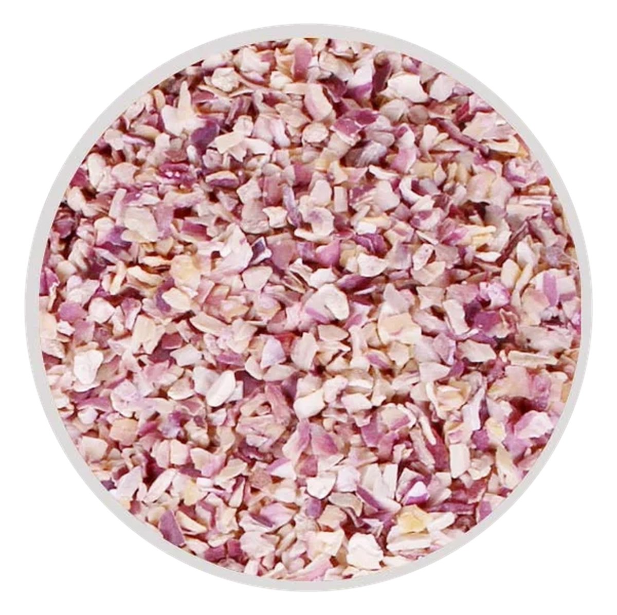 Pink onion · Chopped finished product reference