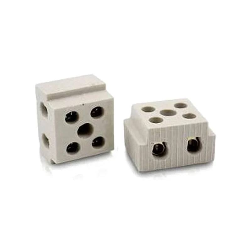 White ceramic connector