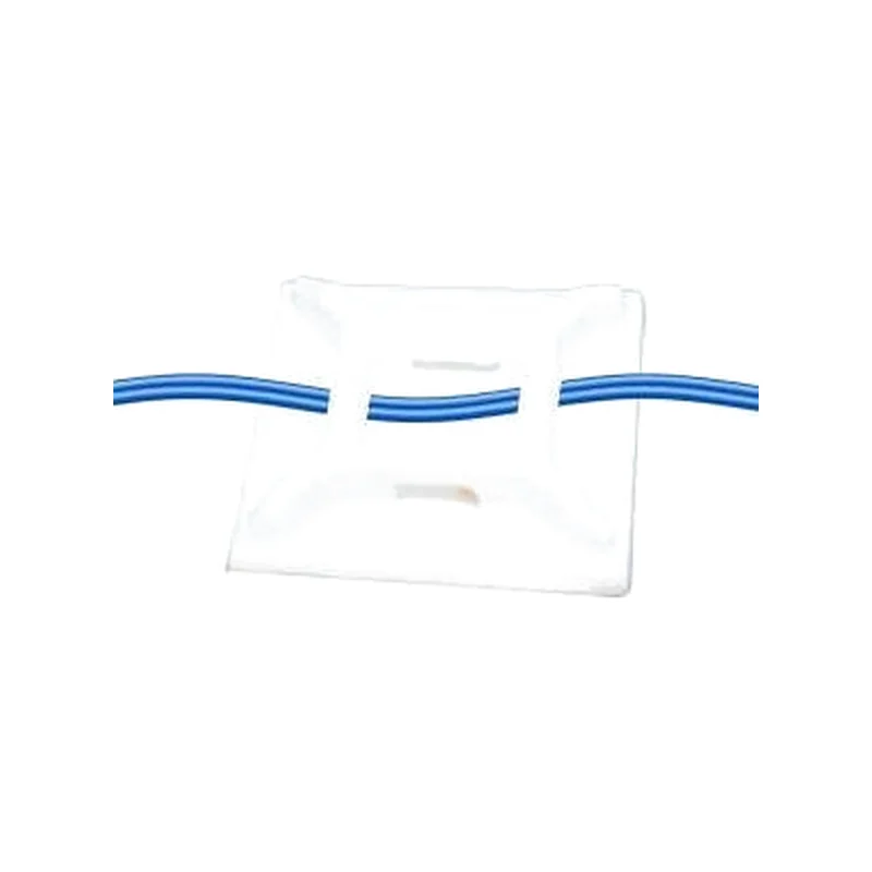 Self-adhesive cable tie mount