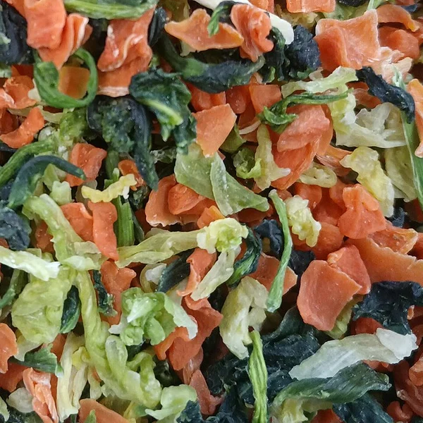 Mixed dehydrated vegetables